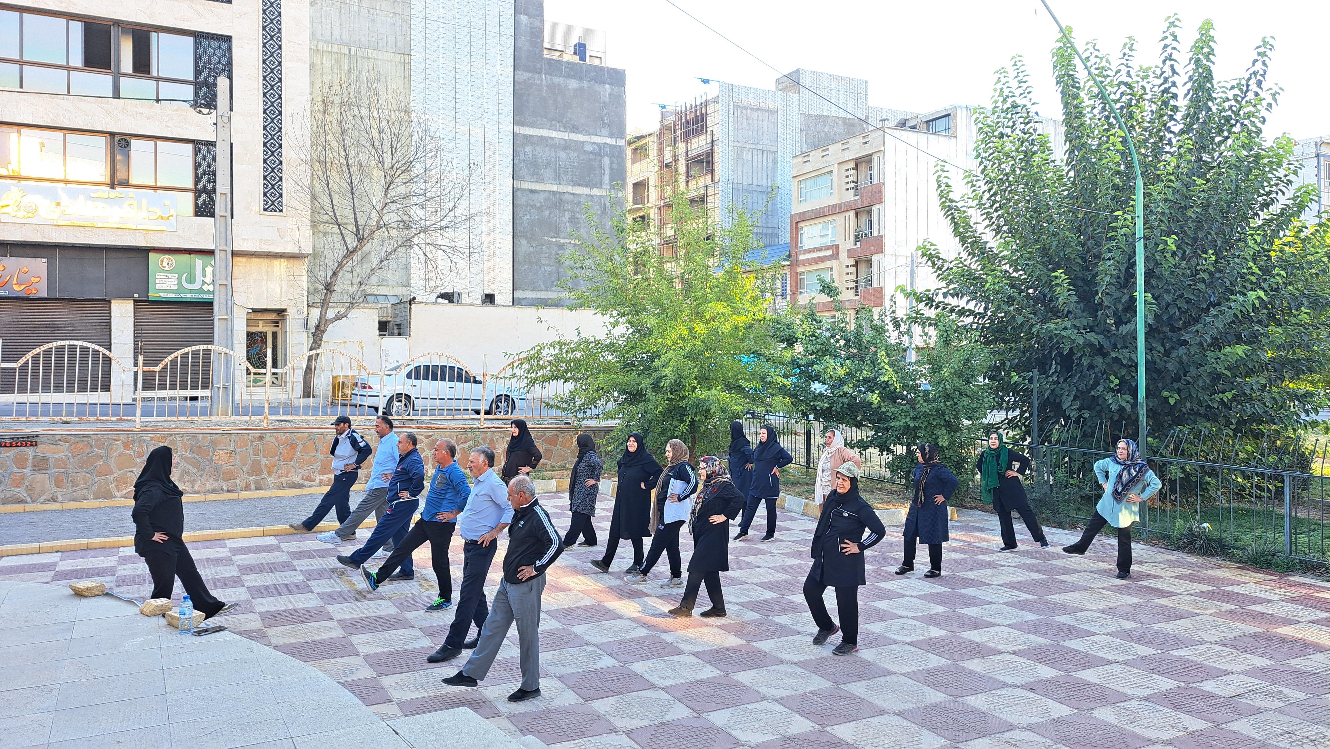 ورزش صبحگاهی در خانه امید بازنشستگان کشوری یاسوج برگزار شد