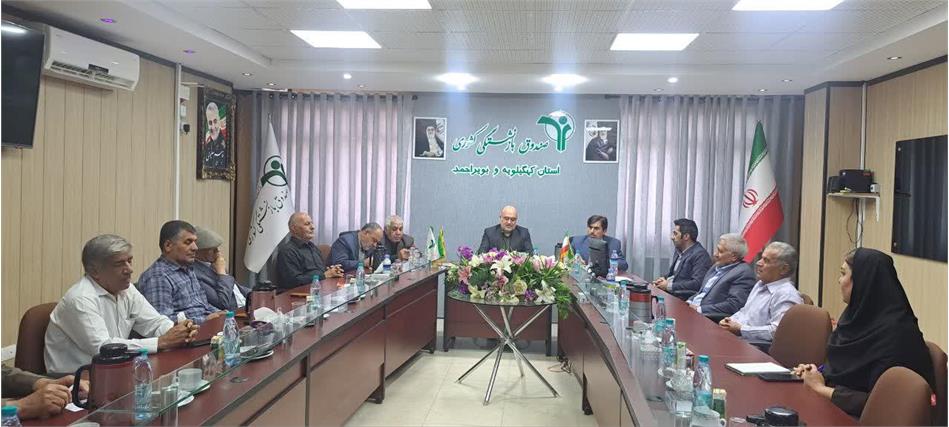 برگزاری نشست هم اندیشی در راستای خدمات بهتر بیمه تکمیلی و انتخاب نماینده کانون های بازنشستگان در حوزه بیمه تکمیلی و بررسی